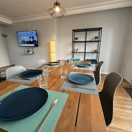 Le Jules Verne, Proche De La Gare Apartamento